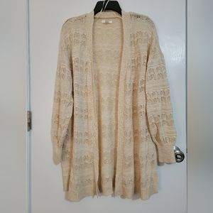 Lauren Conrad Pointelle Cardigan